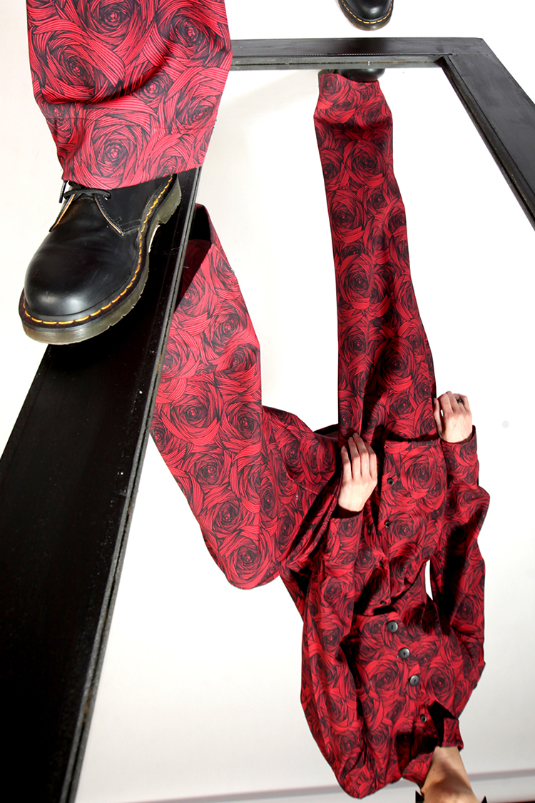 ALL OVER PRINT UNISEX SHIRT RED