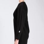 BALLOON MINI DRESS BLACK