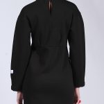 BALLOON MINI DRESS BLACK