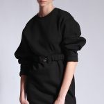 BALLOON MINI DRESS BLACK