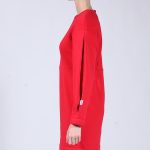 BALLOON MINI DRESS RED