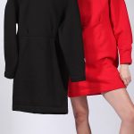 BALLOON MINI DRESS RED