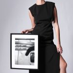 LONG CUT OUT DRESS BLACK