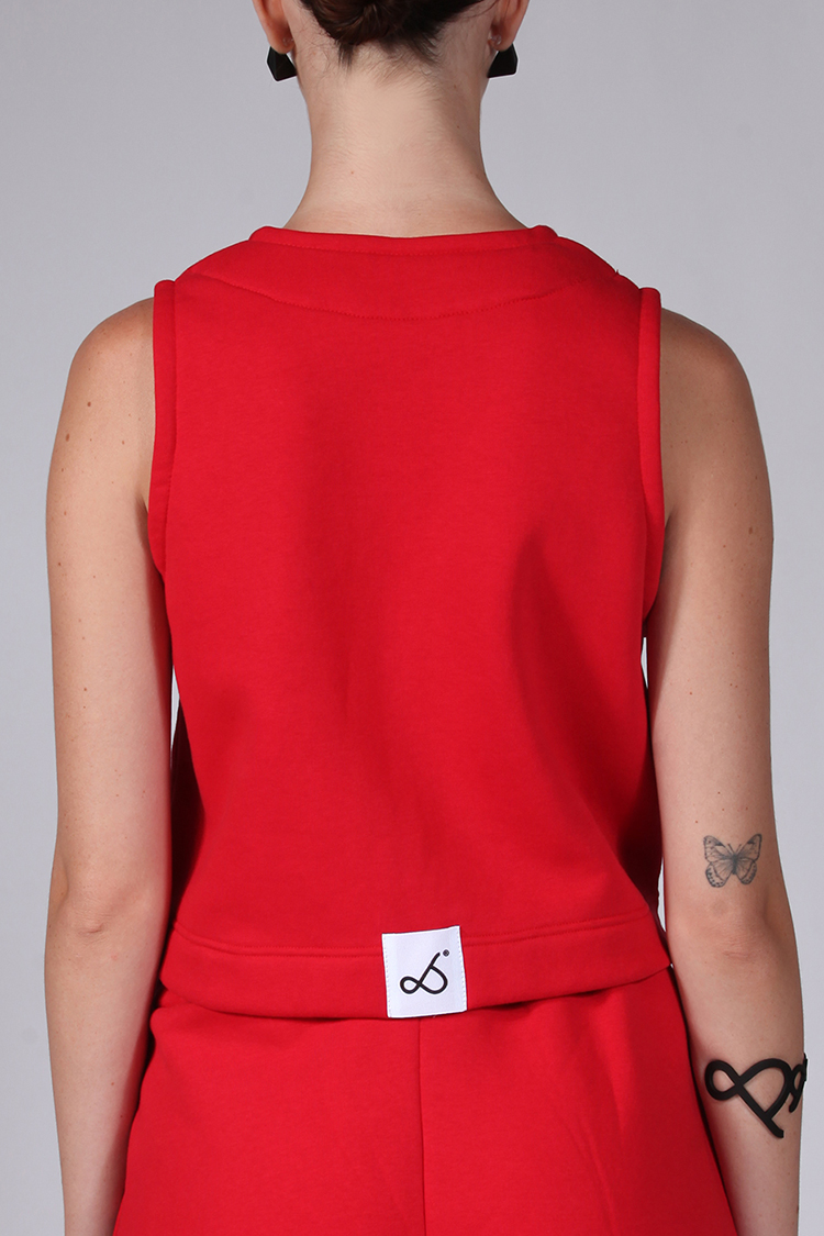 WOMEN VEST RED