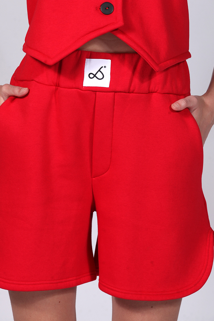 BERMUDA SHORTS RED