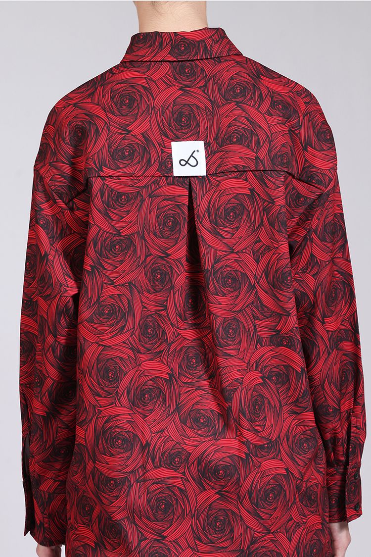 ALL OVER PRINT UNISEX SHIRT RED