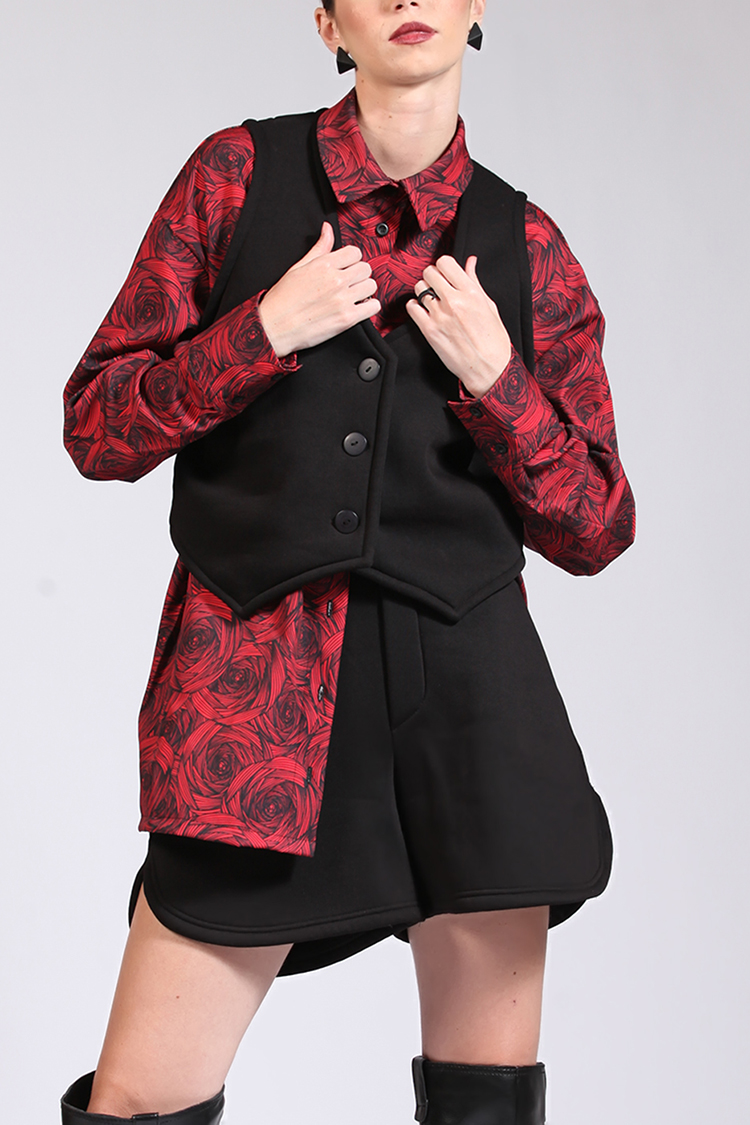 ALL OVER PRINT UNISEX SHIRT RED