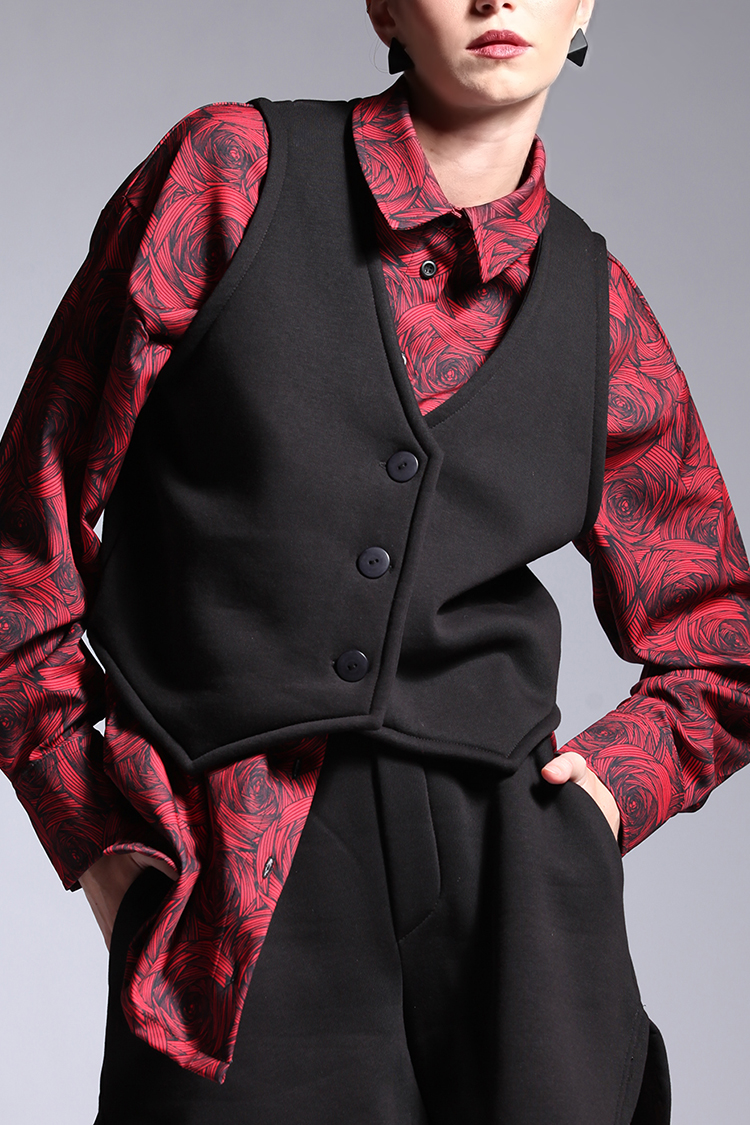 ALL OVER PRINT UNISEX SHIRT RED