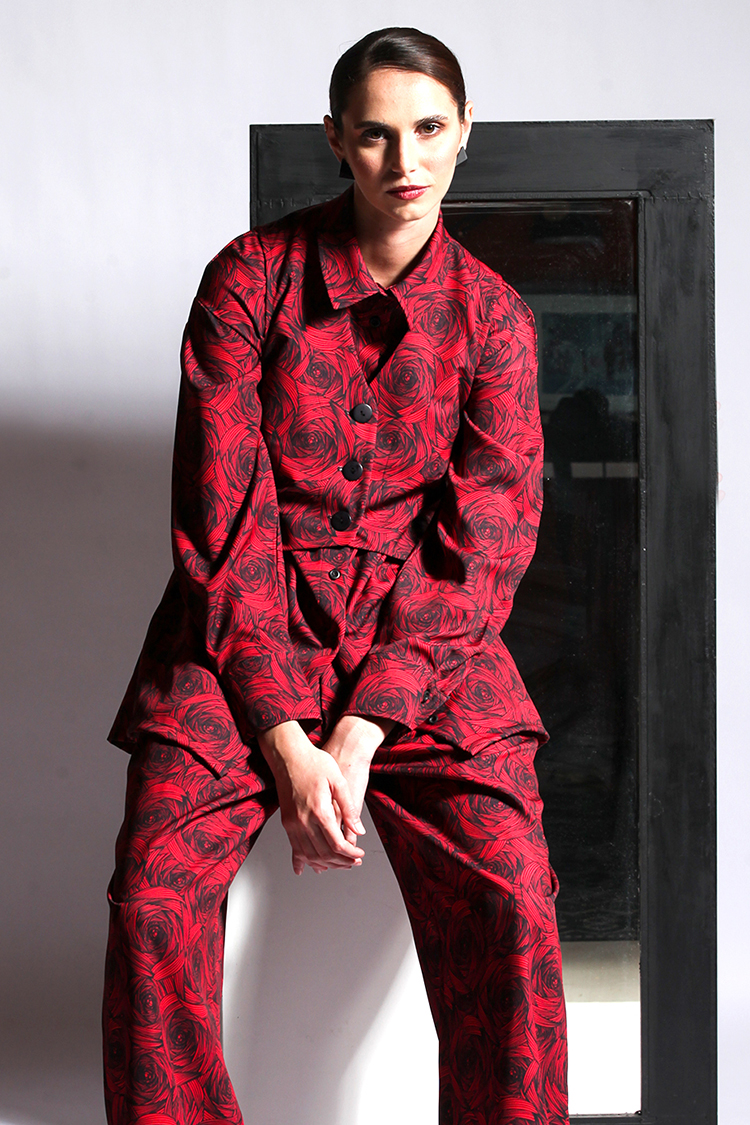 ALL OVER PRINT UNISEX SHIRT RED