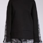 PRINTED SLEEVED SWEATSHIRT