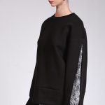 PRINTED SLEEVED SWEATSHIRT