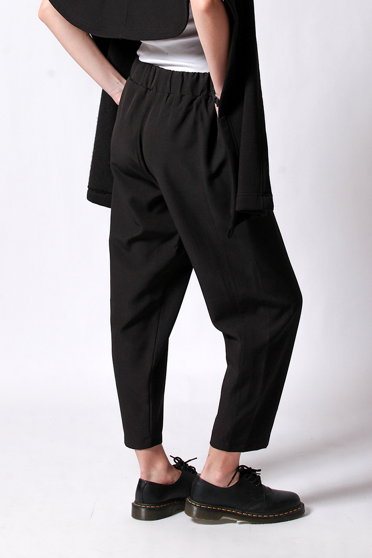 LOOSE FIT TROUSERS BLACK