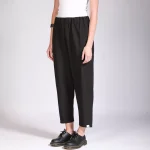 LOOSE FIT TROUSERS BLACK