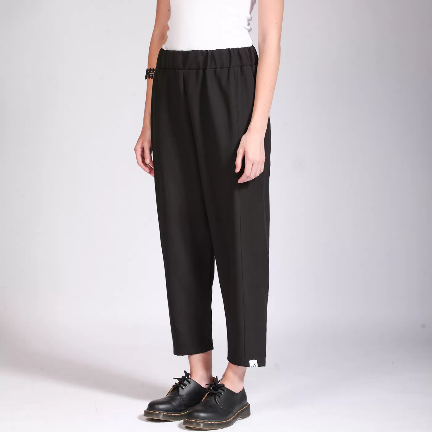 LOOSE FIT TROUSERS BLACK