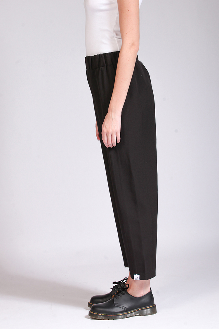 LOOSE FIT TROUSERS BLACK