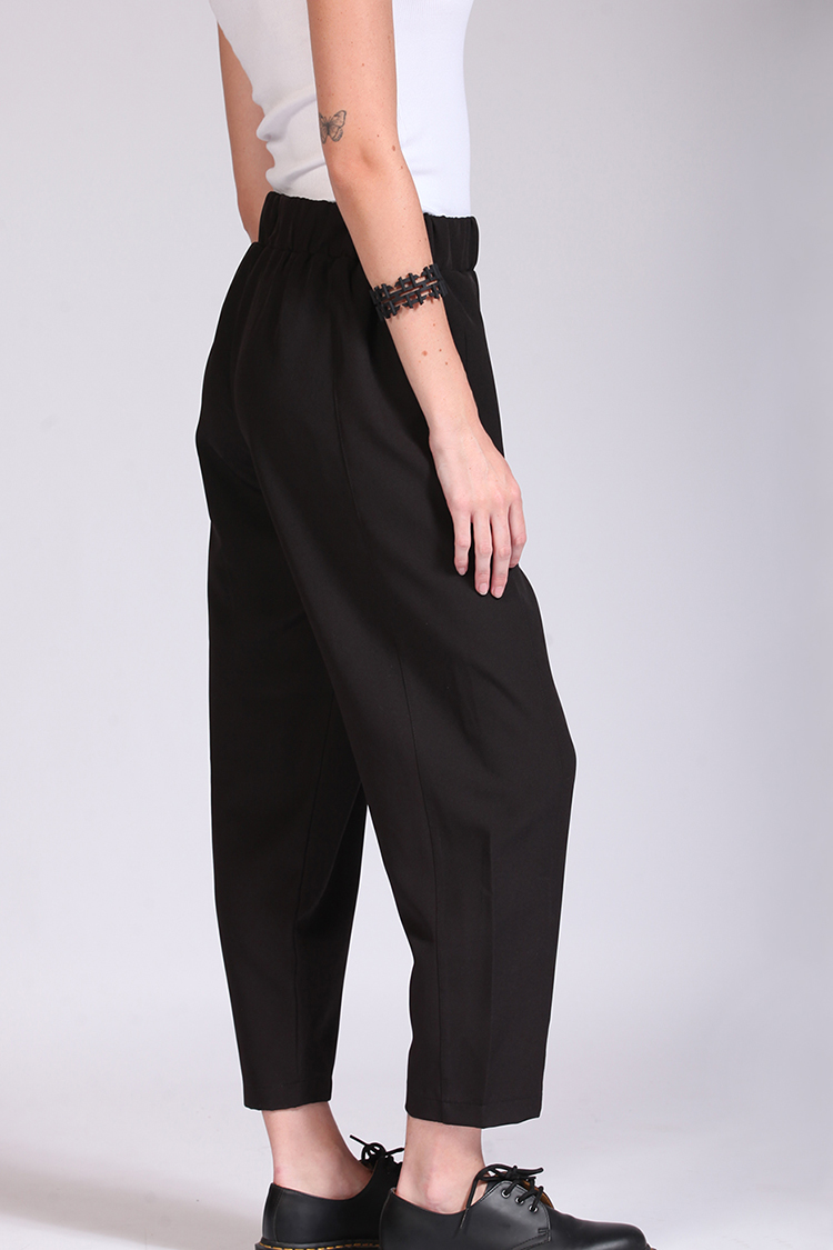 LOOSE FIT TROUSERS BLACK