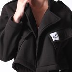 CROP BIKER JACKET