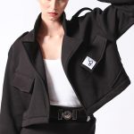 CROP BIKER JACKET