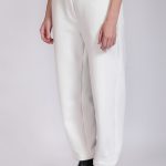 BARREL-LEG TROUSERS WHITE