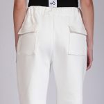 BARREL-LEG TROUSERS WHITE