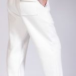 BARREL-LEG TROUSERS WHITE