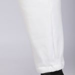 BARREL-LEG TROUSERS WHITE