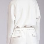 TURTLENECK TOP WITH POCKETS WHITE