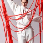 TURTLENECK TOP WITH POCKETS WHITE