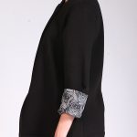 BLAZER WITH DETAIL PRINT SLEEVE