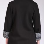BLAZER WITH DETAIL PRINT SLEEVE
