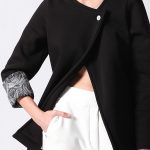 BLAZER WITH DETAIL PRINT SLEEVE