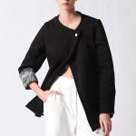 BLAZER WITH DETAIL PRINT SLEEVE