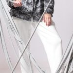 BARREL-LEG TROUSERS WHITE