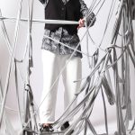 BARREL-LEG TROUSERS WHITE
