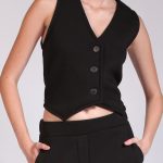WOMEN VEST BLACK