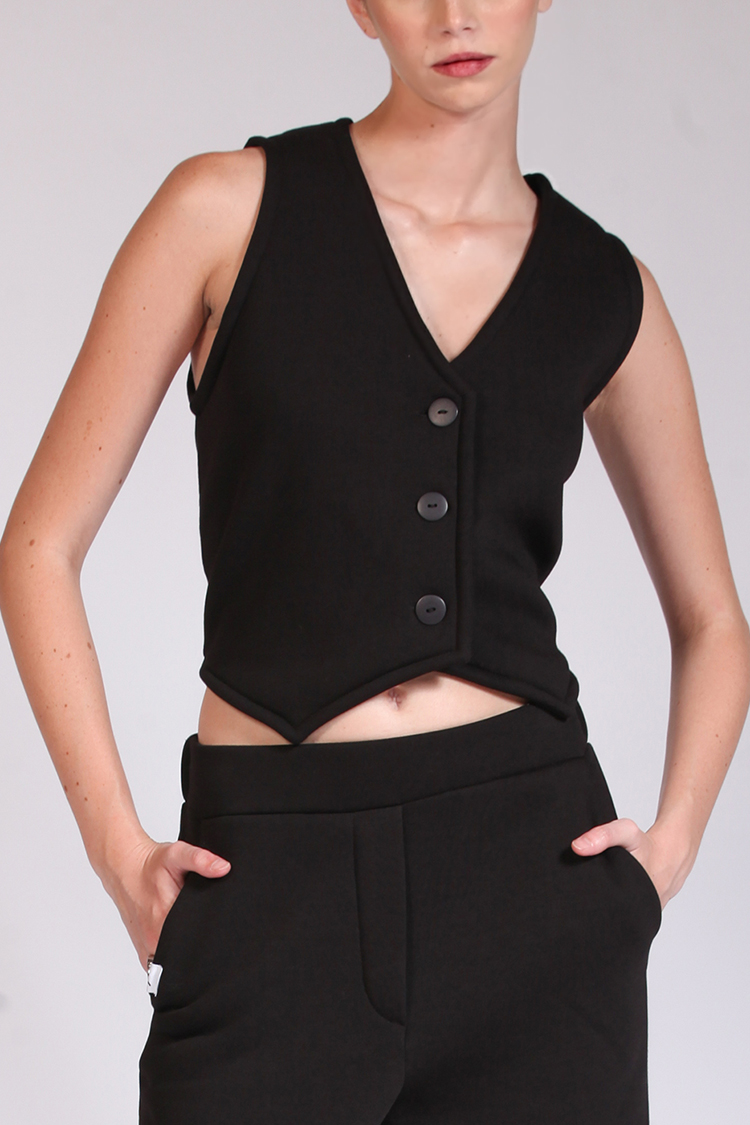 WOMEN VEST BLACK