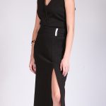 MIDI SKIRT WITH SLIT