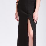 MIDI SKIRT WITH SLIT