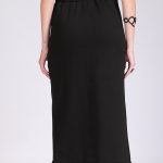 MIDI SKIRT WITH SLIT