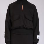 TURTLENECK TOP WITH POCKETS BLACK