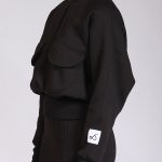 TURTLENECK TOP WITH POCKETS BLACK
