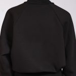 TURTLENECK TOP WITH POCKETS BLACK