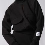 TURTLENECK TOP WITH POCKETS BLACK