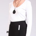 DEEP ROUND NECK TOP WHITE