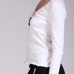 DEEP ROUND NECK TOP WHITE