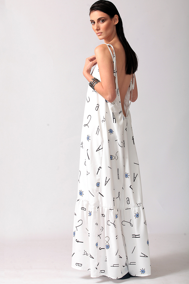 ICONIC ALPHABET LONG DRESS