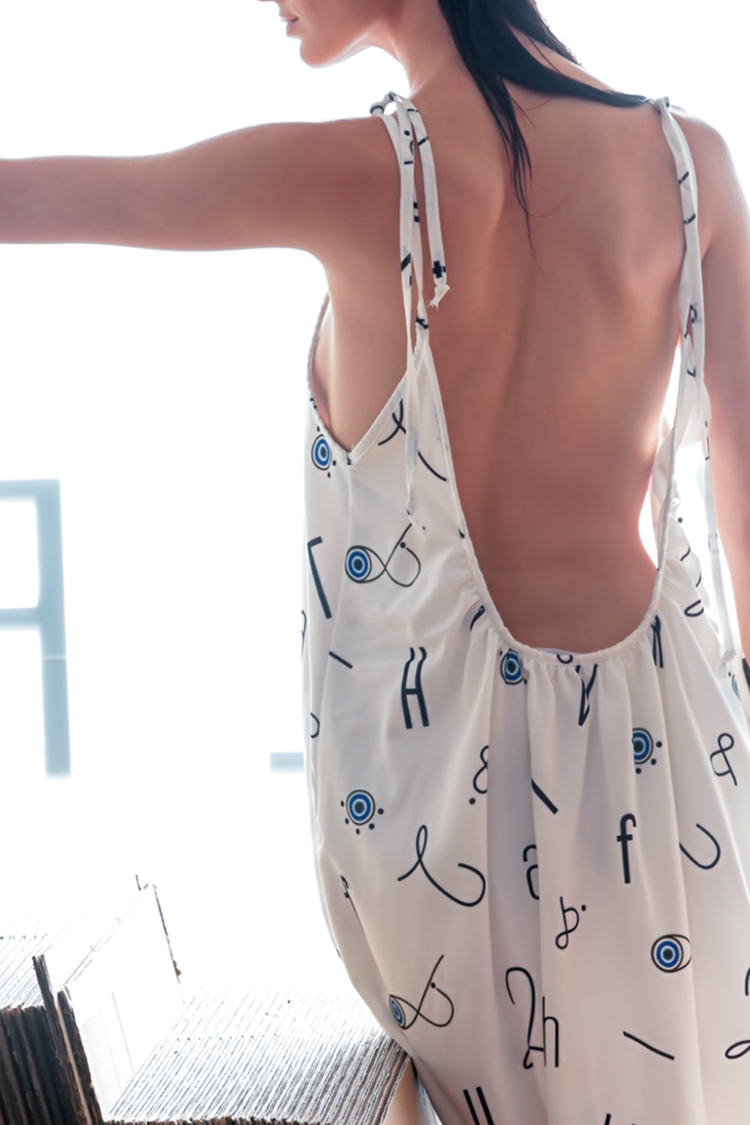 ICONIC ALPHABET LONG DRESS