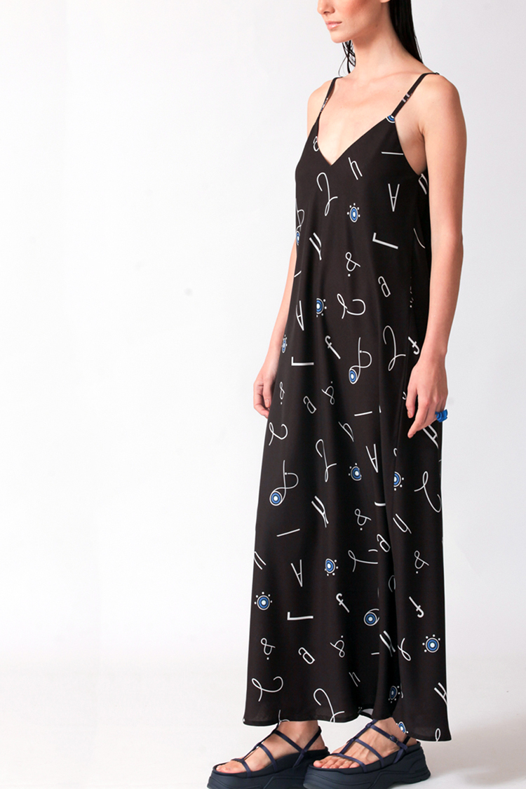 ALPHABET LONG DRESS