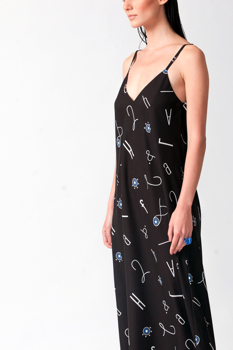 ALPHABET LONG DRESS