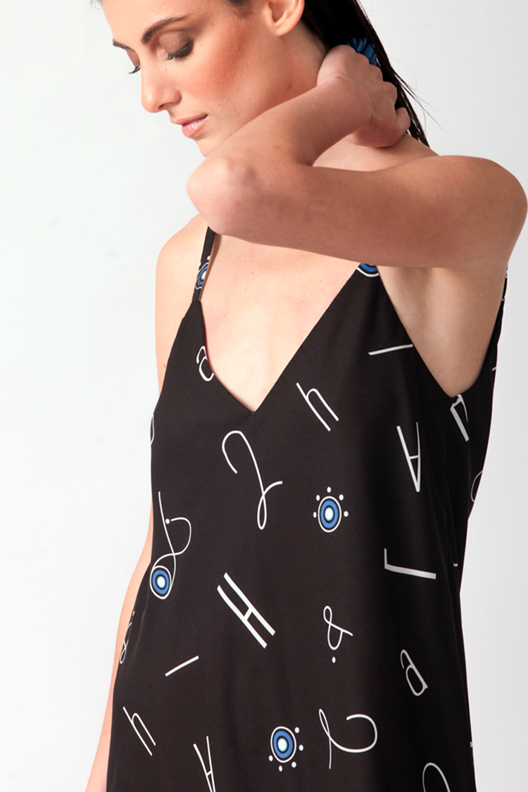 ALPHABET LONG DRESS
